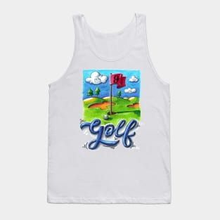 Golf course Tank Top